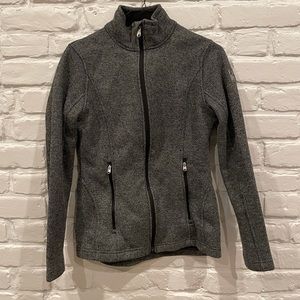 Grey knit Spyder jacket